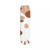 6 pairs Woman socks Cartoon Cute 3D Dog Cat Paw Pattern Winter Female Fleece Warm snowfield Home Floor Sleeping Thick