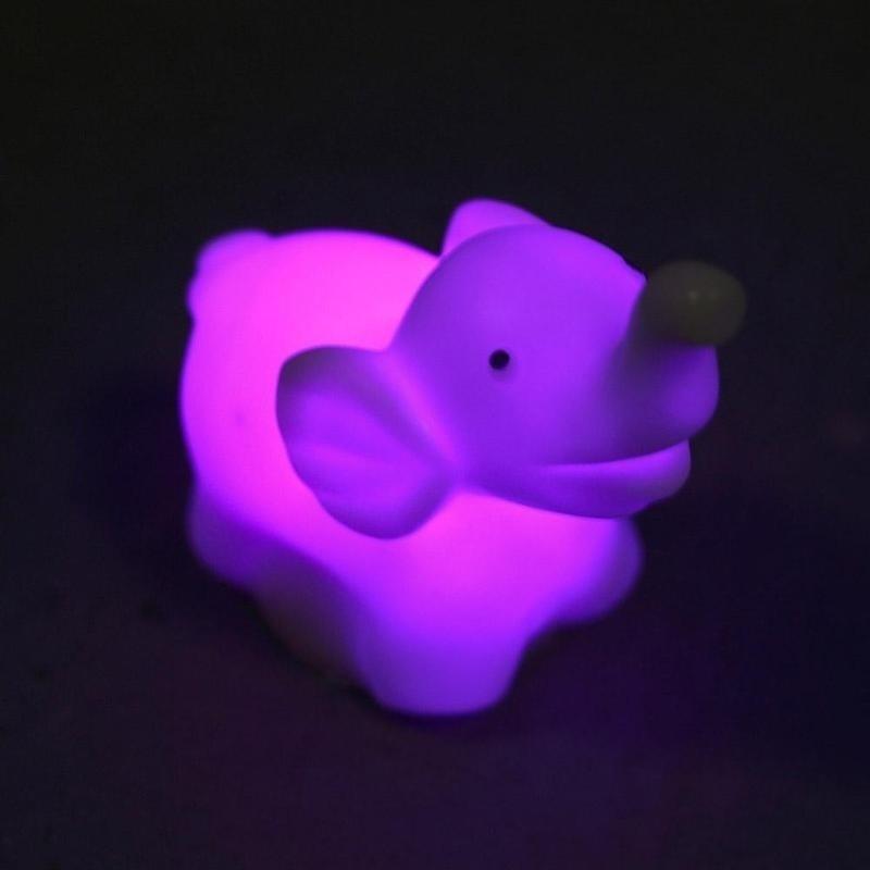 New Colorful Nightlight Vinyl Mushroom LED Lamp Night Lights Whole Lovely Children's Room Light