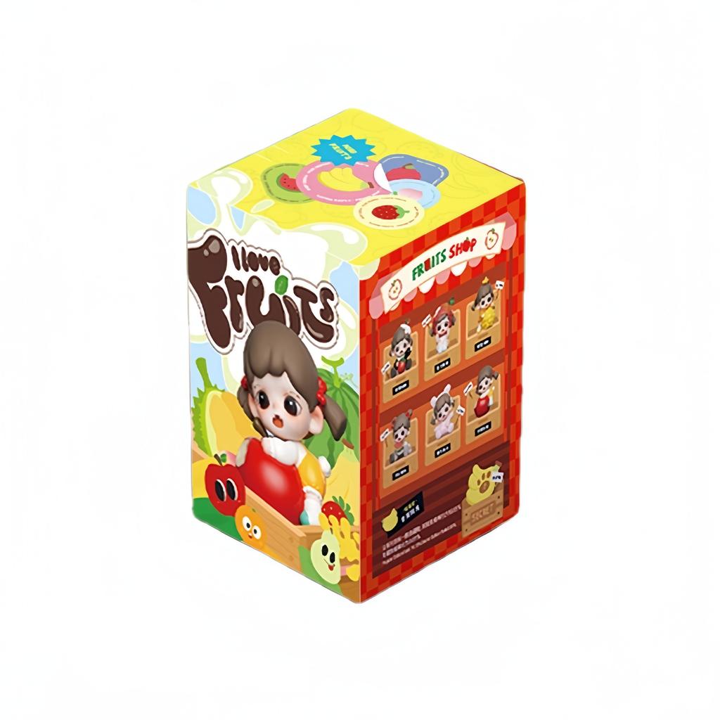 Zoraa I Love To Eat Fruit Series Blind Box Cute Toy Figure Desktop Ornament Gift for Girls Birthday