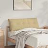 Back Cushion Gray Green 120 x 50 cm Cord Fabric