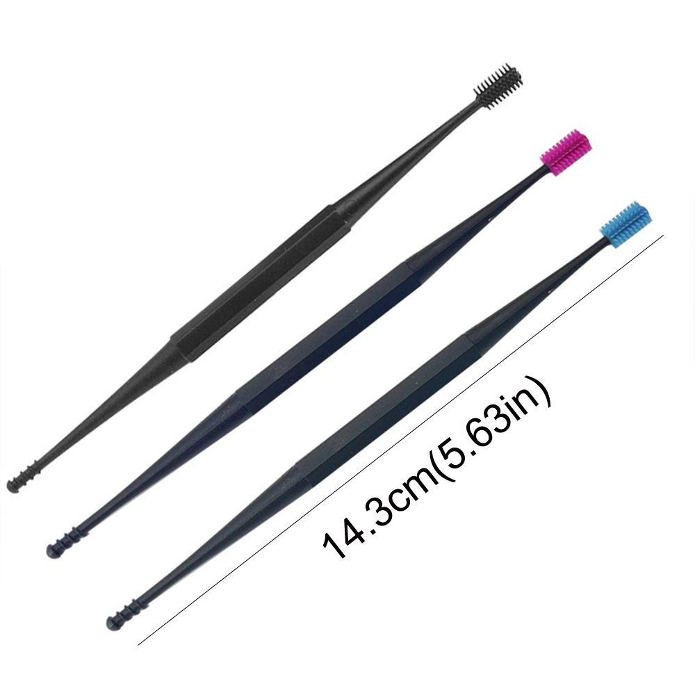 Ear Picking Spiral Ear Cleaner Double-ended Ear Wax Clean Tool Soft Silicone Earpick Ear Curette