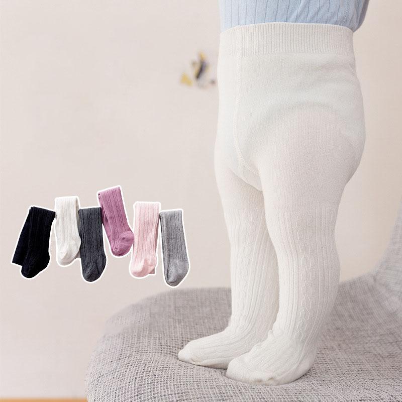 Cute Baby Girls Knit Tights Spring Autumn Winter Toddler Cotton Stocking Breathable Pantyhose For Boys Girls