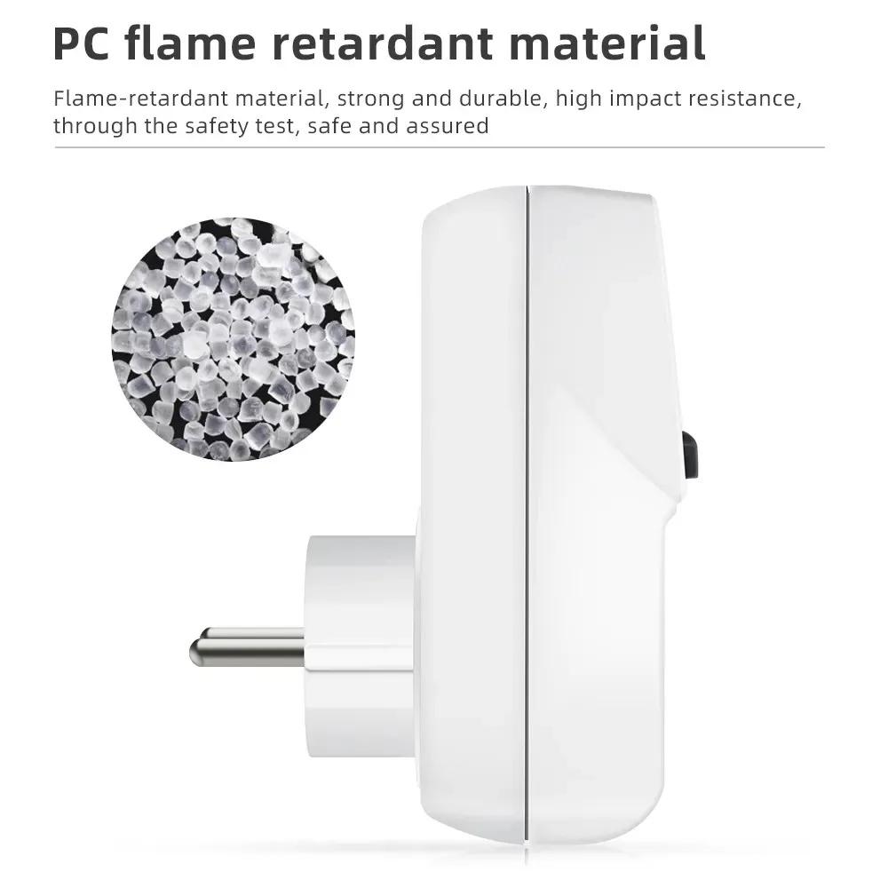 Digital Temperature Controller Socket Outlet EU Plug Thermostat With Timer Sensor Probe Heating Cooling Switch 16A Backlight