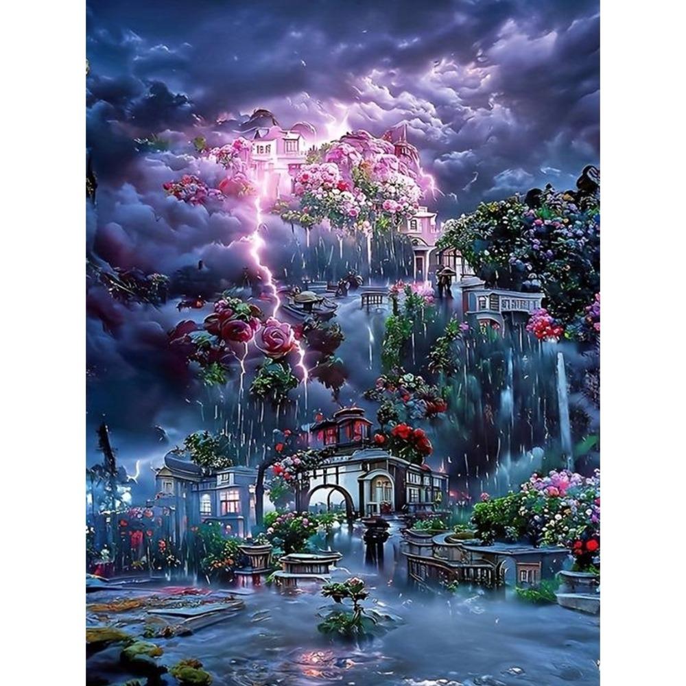 Round Drill 5D Diamond Painting 30x40cm DIY Diamond Painting Handmade Painting  Home Decor