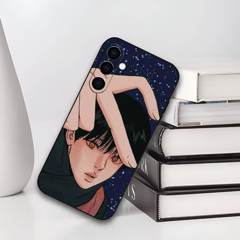 Nakyum Seungho Painter of the Night Phone Case For Samsung Galaxy A73,A72,A71,A70,A53,A52,A51,Soft Silicone Black Cover