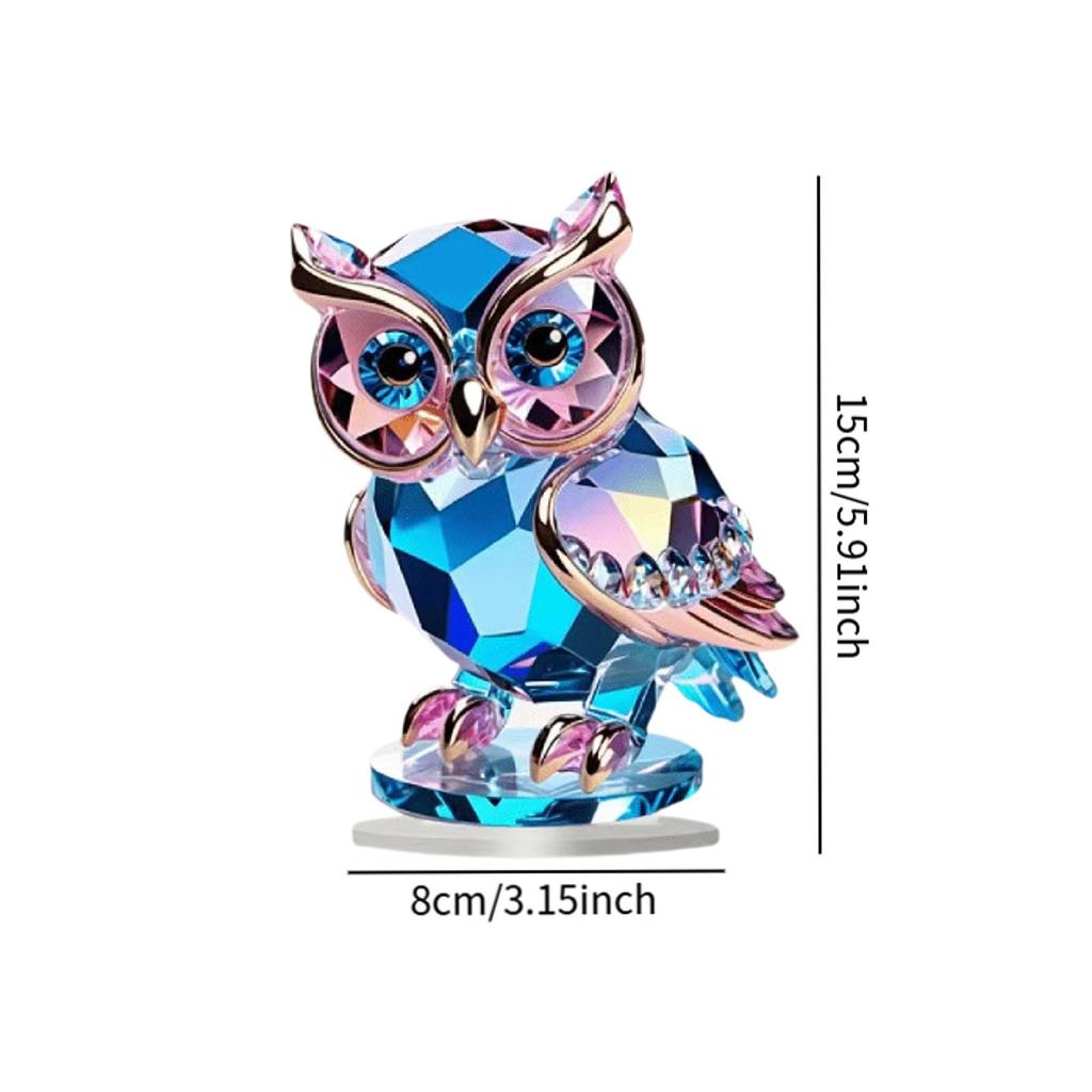 2D Animal Figurine Statue Gift Table Ornament Tabletop Sign Acrylic Desktop Plaque for Decorative Indoor Office