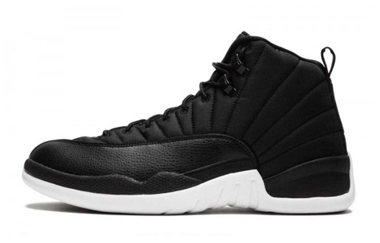 Jordan 12 Retro Nylon 130690-004 44 black