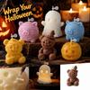 Halloween Novelty and Bear Scented Candles, Decorative Ornaments Gift Set