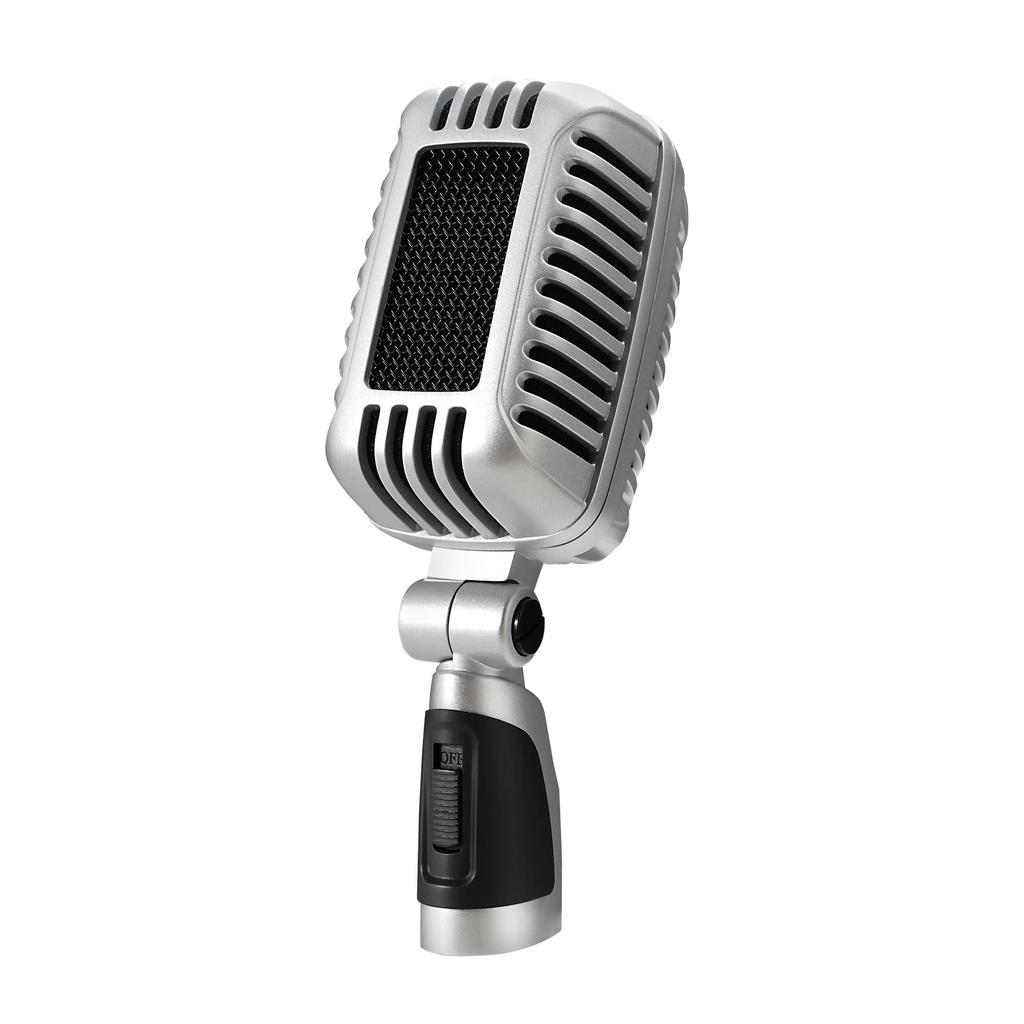 CAROL Retro dynamický mikrofon Typ kostry Vokální mikrofon Karaoke mikrofon Klasické živé vystoupení na pódiu Mikrofon Video Distribuce Živě