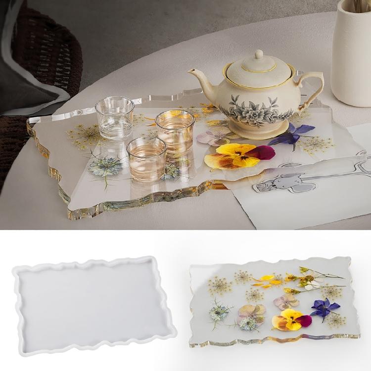 Silicone Resin Moulds Irregular Jewelry Dish Mould Irregular DIY Tray Moulds