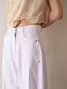 Piiipi Convertible Studded Wide/Curved Denim Pants_Pure White