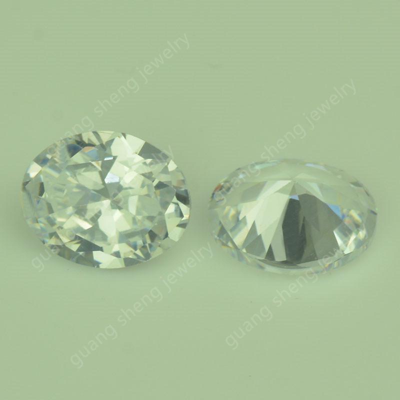 Oval VVS1 D-Color Moissanite Ring Face Loose Stone 0.1ct, 2*4mm
