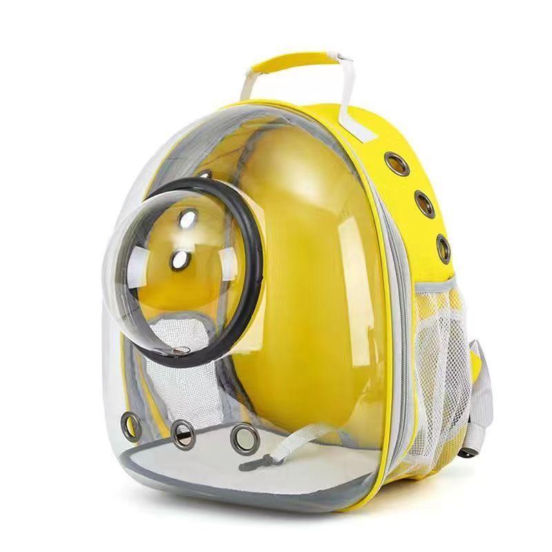 Cat Bag Out Portable Bag Space Capsule Pet Backpack Cat Cage Double Shoulder Transparent Cat Schoolbag Dog Cat Supplies