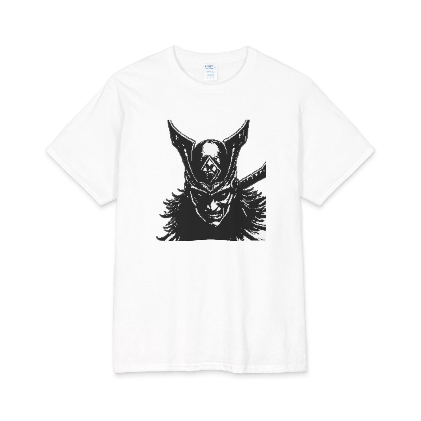 Samurai Helmet Illustration Tee | Japanese Warrior Graphic S разноцветный