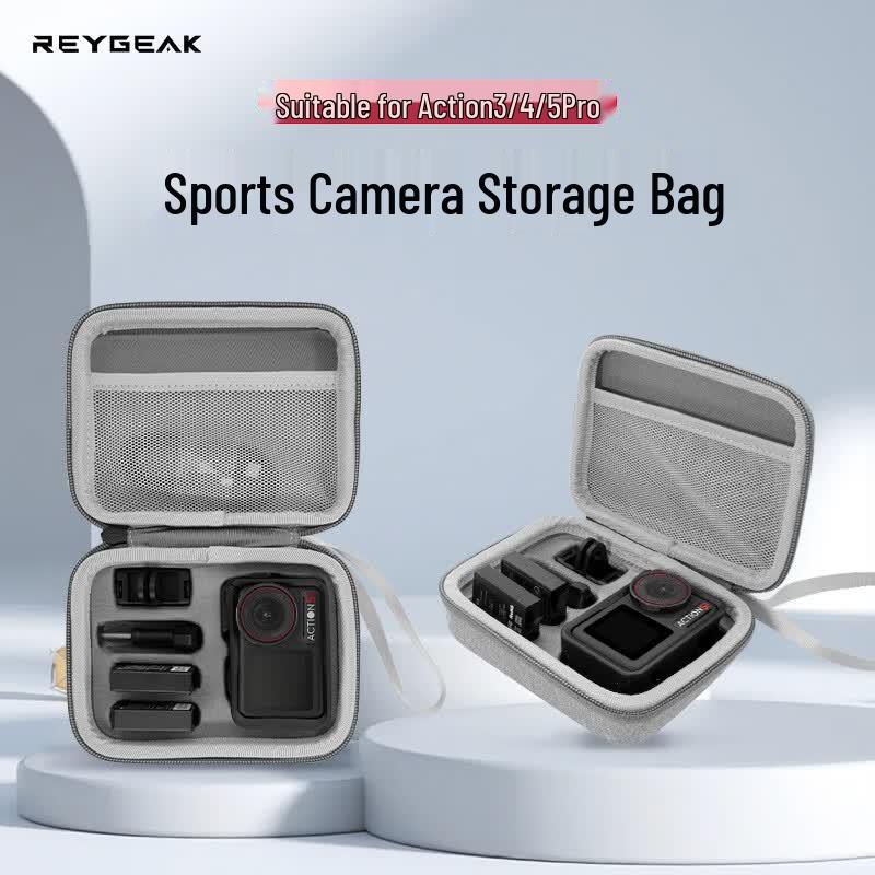 REYGEAK Portable Hard Case for DJI Osmo Action Cameras