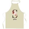 Tablier De Cuisine - Sirine Lettre - Motif Bretonne - Coton Résistant - Impression France