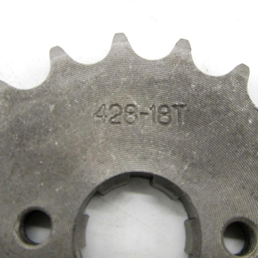 18T 42/Pitch Front Sprocket Cog Dirt Bike ATV Moped 20mm Shaft