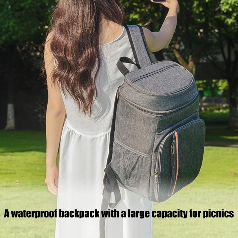 Leakproof Coolers Backpack Waterproofs Soft Coolers Bag Beach Coolers Backpack for Beach, Fishing, Picnics, Travel