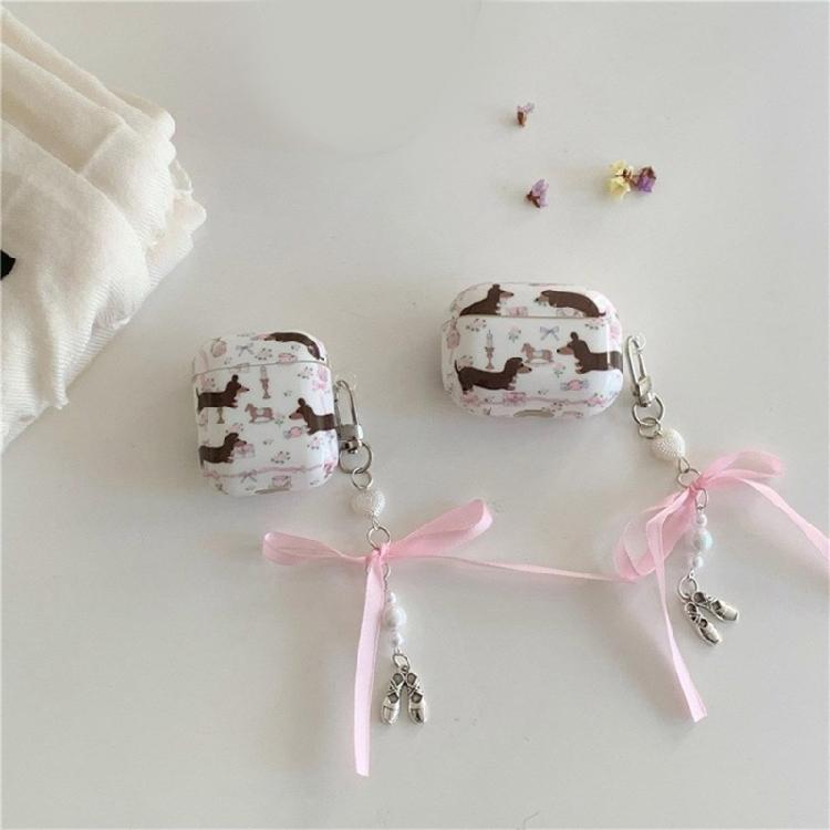 Cute Ballet Shoes Bowknot Keychain Hanging Decorations Keyring Hanging Ornament
