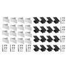 16Pcs Window Clips Effective Universal Fits 1/2 Inch Thick Plywood Shutters Window Protection Panels