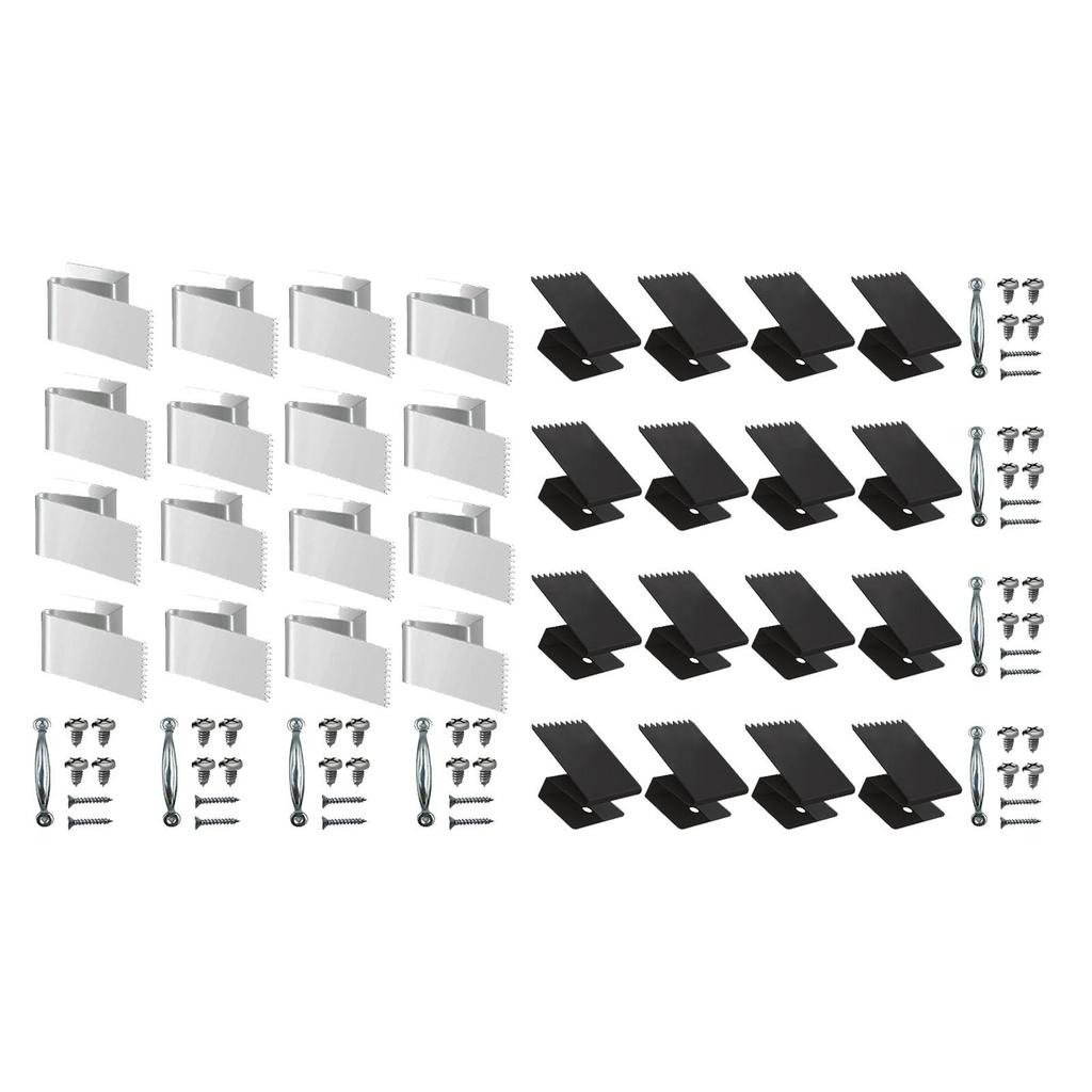 16Pcs Window Clips Effective Universal Fits 1/2 Inch Thick Plywood Shutters Window Protection Panels