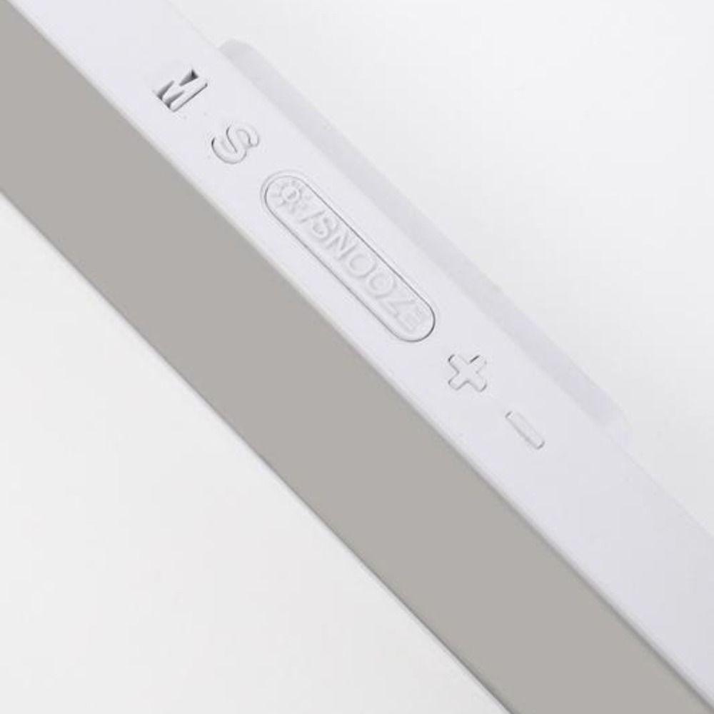 Temperature Display Electronic Table Clock Luminous Mirror LED Digital Clock  Office