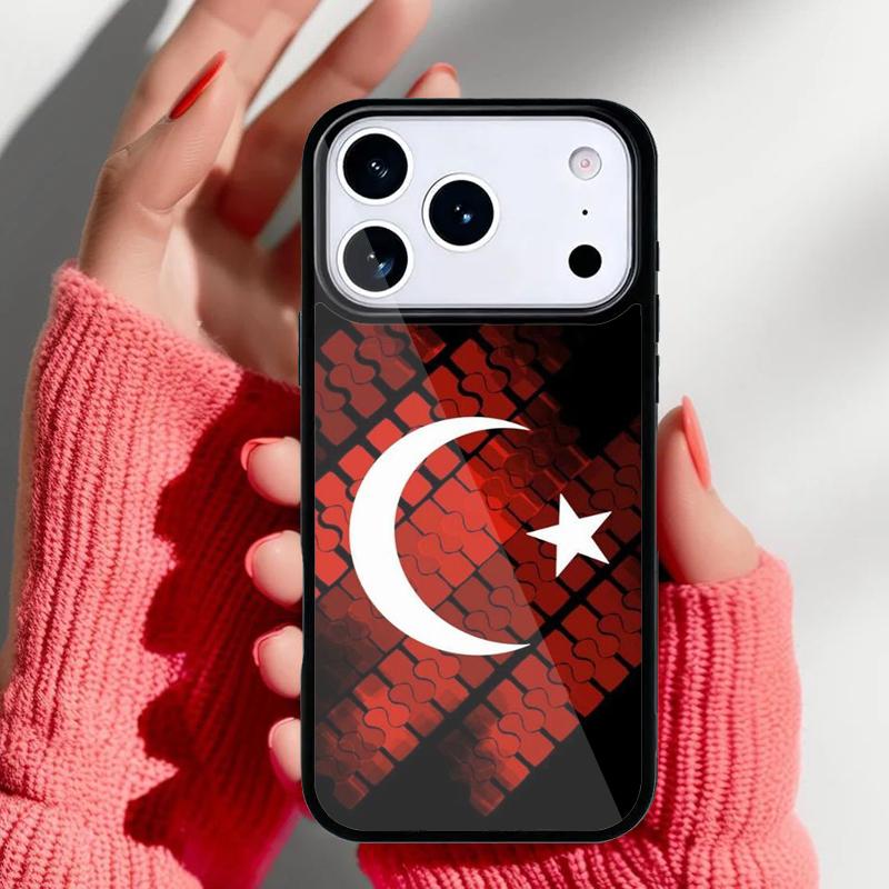

Turkey Flag Soldier Phone Case for iPhone 17 Air 16e 15 14 13 Pro Max Back Cover for 12 11 Pro Coque iPhone 15 Plus