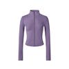 Pilates Fitness Jacket, Quick-dry Top, Stand-collar Yoga Suit, Women's Tight Slimming Waist-tightening Sports Top, Running Training