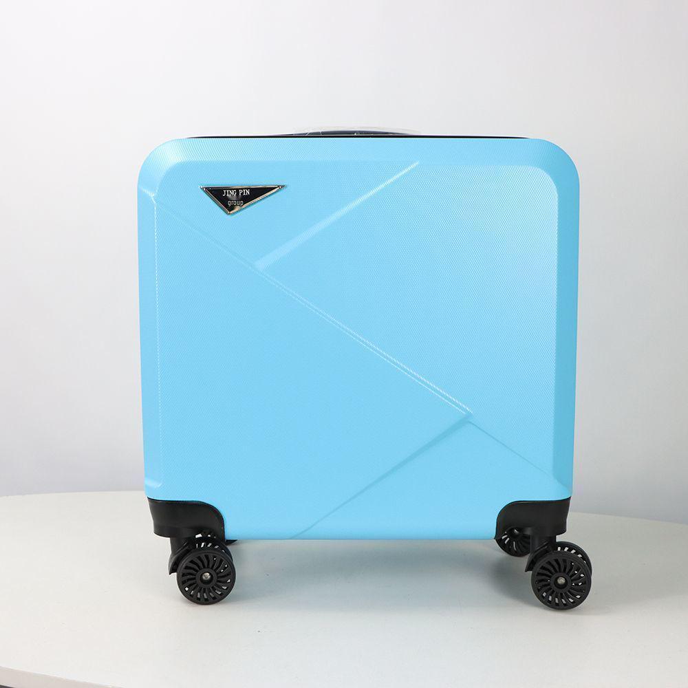 Lightweight 18" Mini Trolley Suitcase with Universal Wheels & Combination Lock