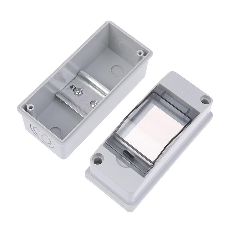 2/1Pcs Power Distribution Protection Box Circuit Breaker Box Waterproof Distribution Box For El Workshop Power Stations