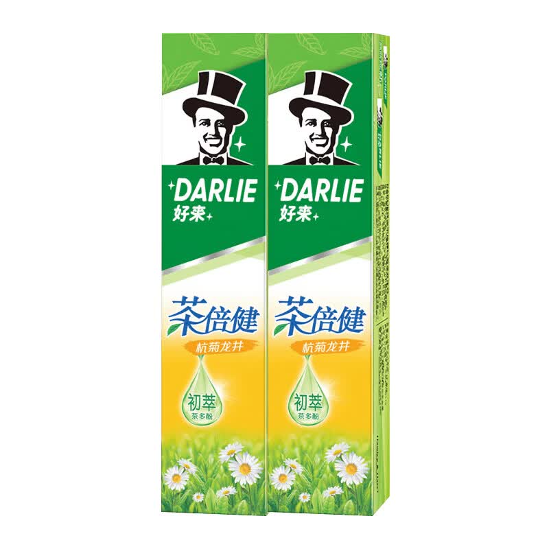 Darlie Tea Tree Health Hangzhou Chrysanthemum Longjing Toothpaste Twin Pack (2x140g)