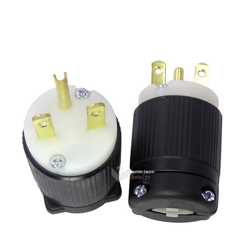 6-15P US Standard Industrial Plug for Lighting Fixtures