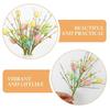 Spring Artificial Flowers for Vase Filler 2Pcs Easter Egg Floral Picks