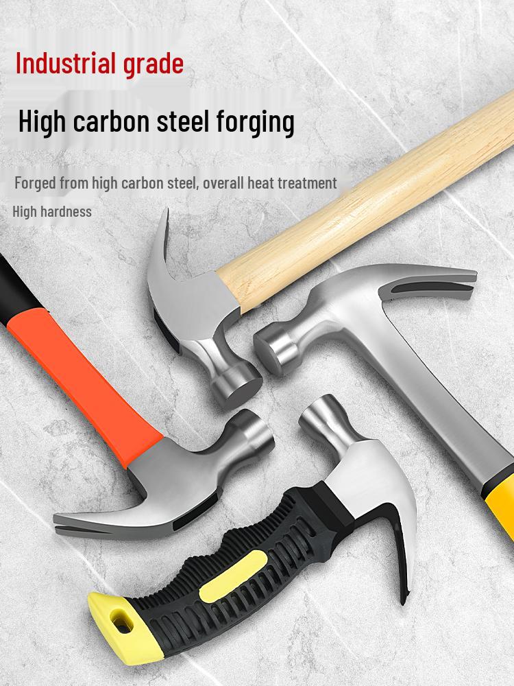 Młotek ciesielski wielofunkcyjny: Kompaktowe Stalowe Narzędzie do Obróbki Drewna i Użytku Domowego