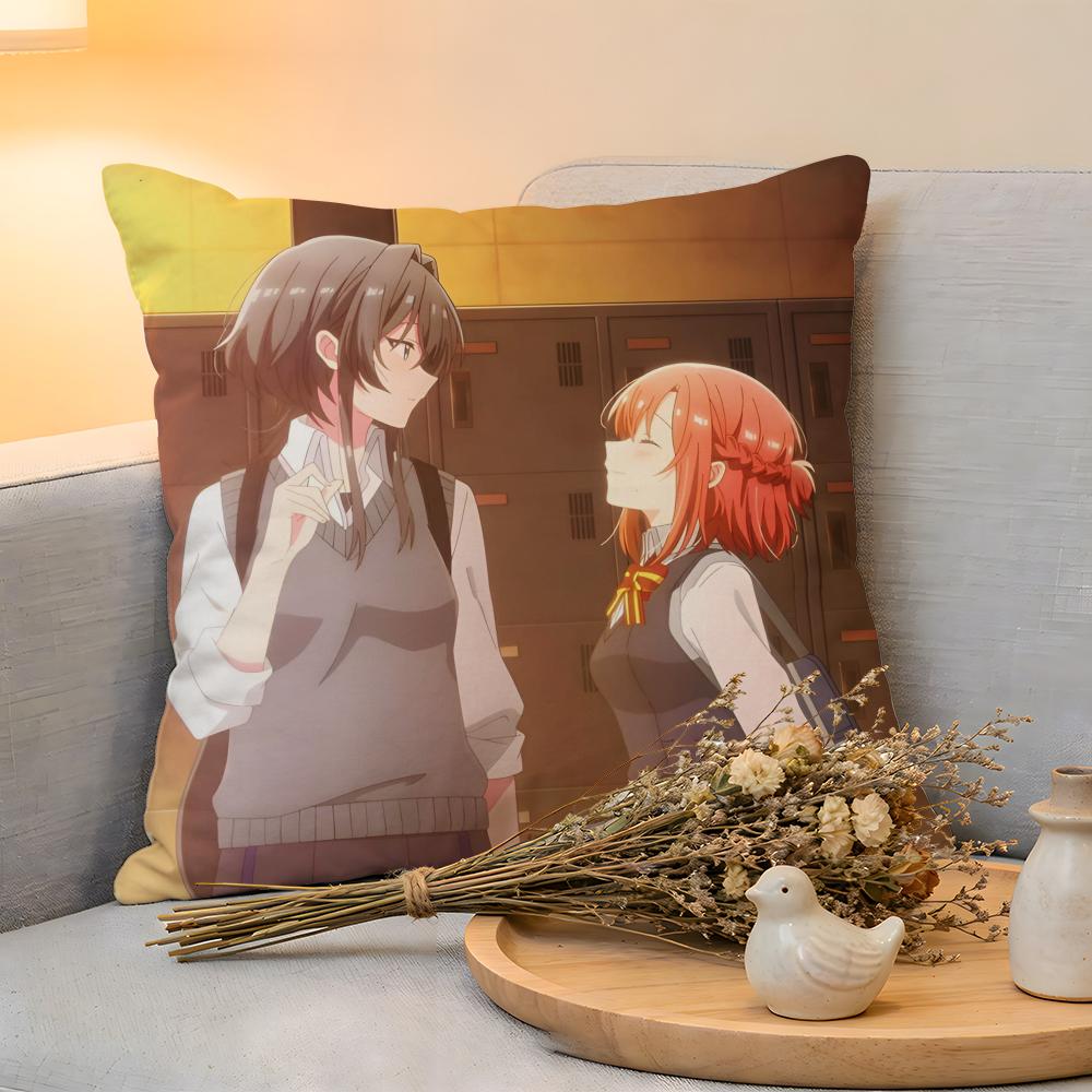 Cushion Cover Linen SkinFriendly Soft Decorative Case For Sofa Home Decor Hikikomari Kyuuketsuki No Monmon Pillow cover