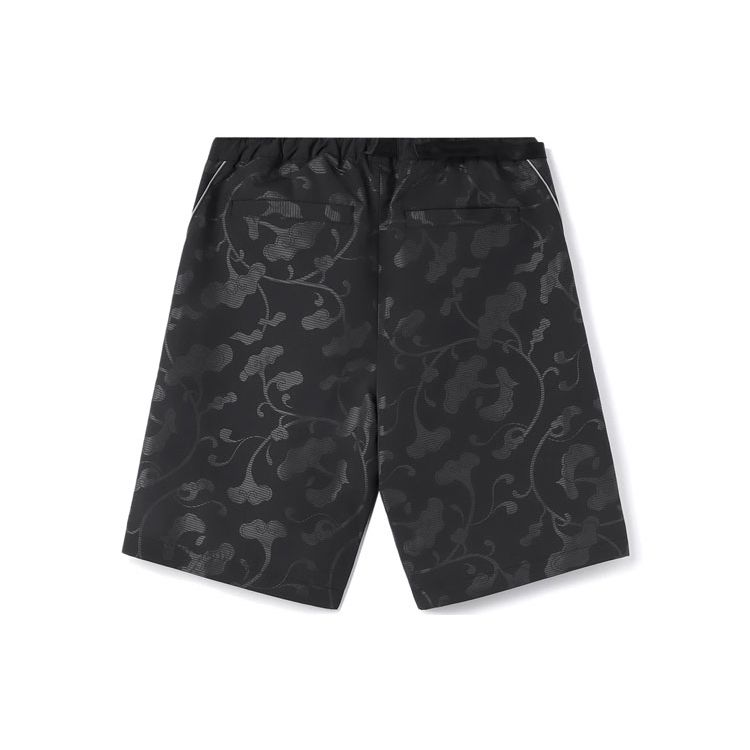 Li Ning Sports Basketball Series Casual Shorts Men Shorts Black AKSR725-1