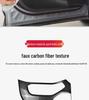 Nio ES6 Car Door Kick Mats - Carbon Fiber Texture Protective Stickers