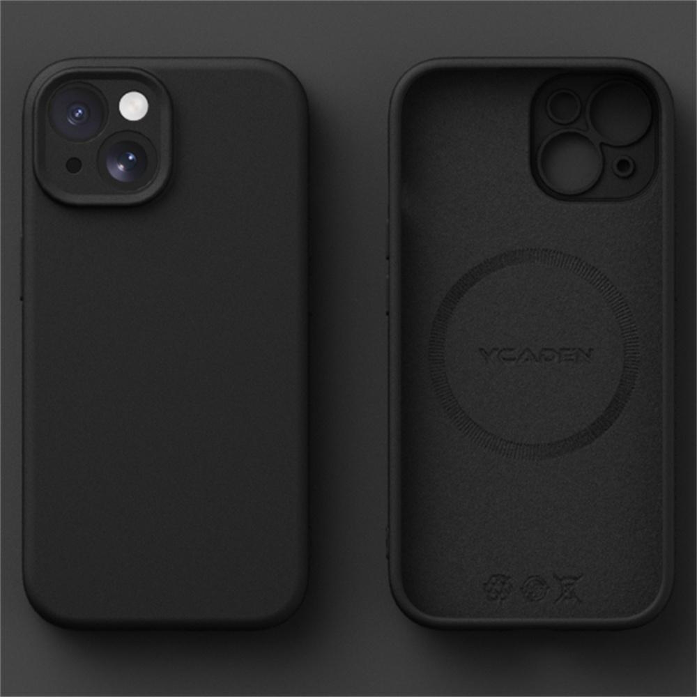 Liquid Silicone Magnetic wireless charging Case for For Iphone 16 Pro Max 15 Pro 14Pro Max 13 12 11 Soft Skin Smooth Cover Bumper