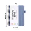 112 Pages Note Book with Letter Tags Password Recording Coil Book Fashion Codebook