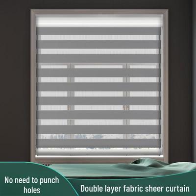 No-Drill Zebra Blinds for Home and Office