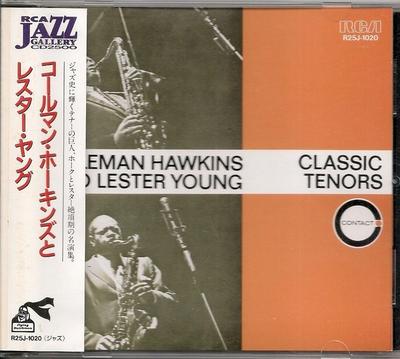 CD COLEMAN HAWKINS & LESTER YOUNG - Coleman Hawkins And Lester Young R25J1020 RCA, Contact 1988 Japonsko Soul/Funk Použité