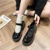 Women's Spring New High Heel Single Shoes with Round Head Thick Bottom Simple Comfortable Anti slip Wear resistant Shoes
