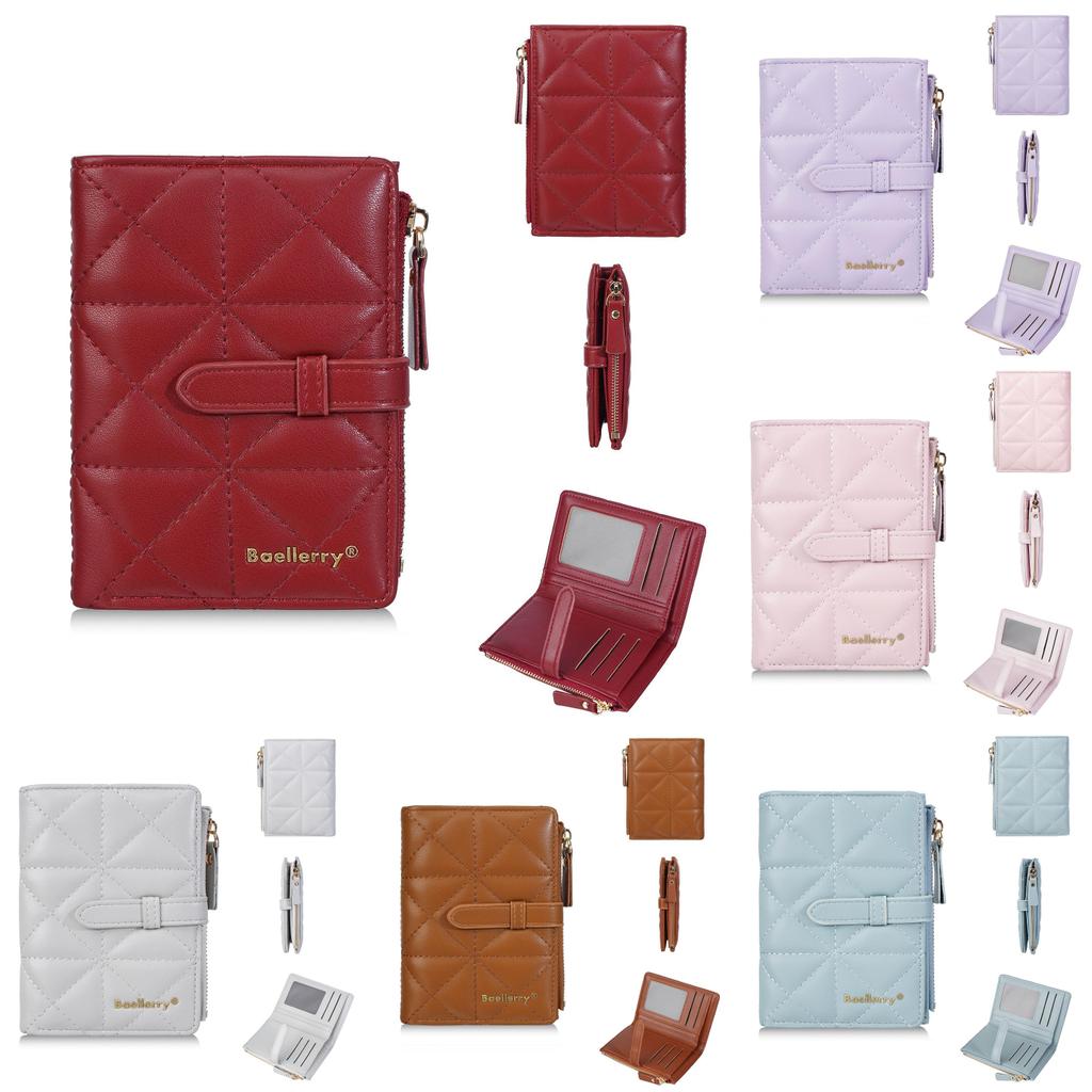 New Womens Wallet Pu Material With Card Storage For Everyday Carry