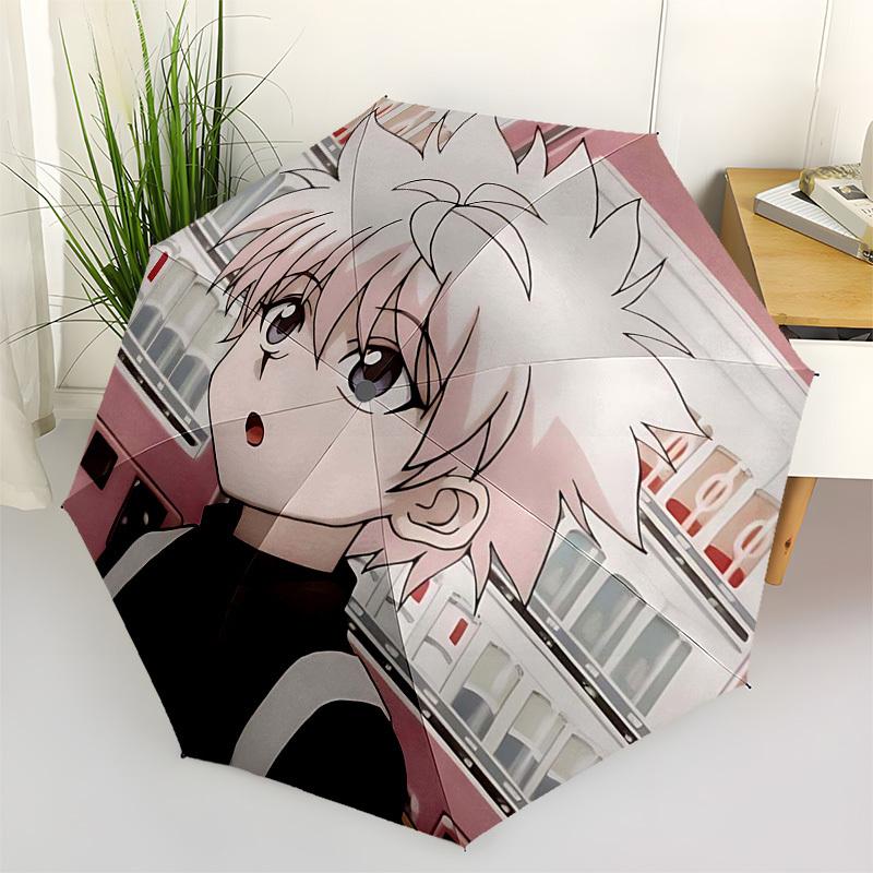 1pc Anime Character Umbrella, Automatic Opening & Closing, Portable 3-Fold Design, 8-Bone Iron Frame, Outdoor Umbrella, Perfect Gift for Fans, Travele