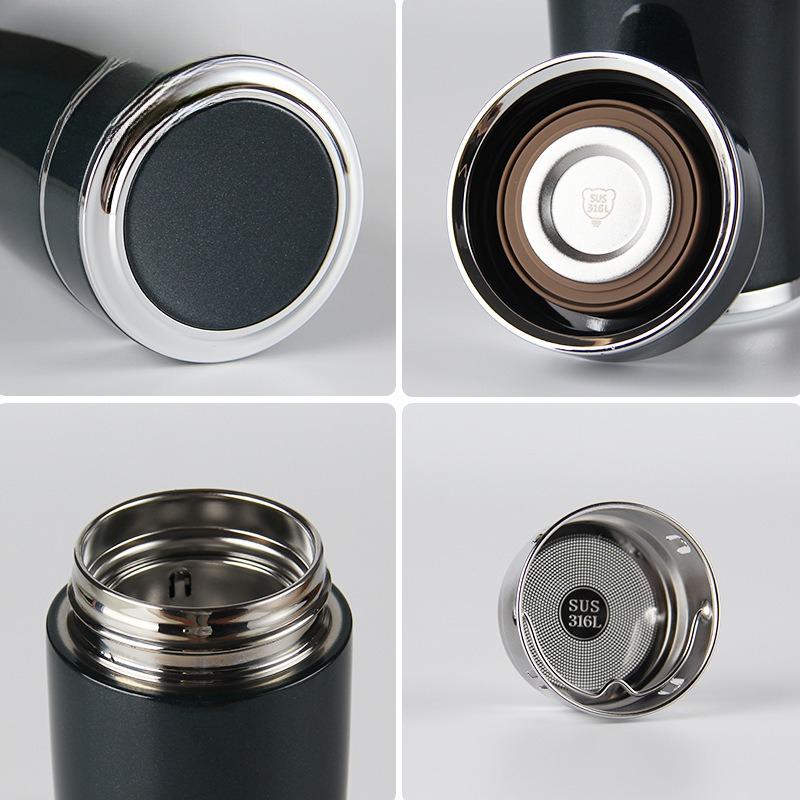 316 stainless steel insulated cup - portable water bottle - outdoor use - household use handy cup for carrying around