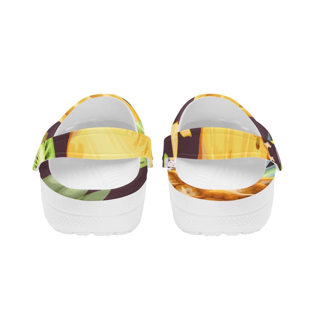 Cartoon Printed EVA Clogs Men Women Lightweight Flexible Slip On Casual Footwear Soft Sole Summer Sandals Casual Daily Wear