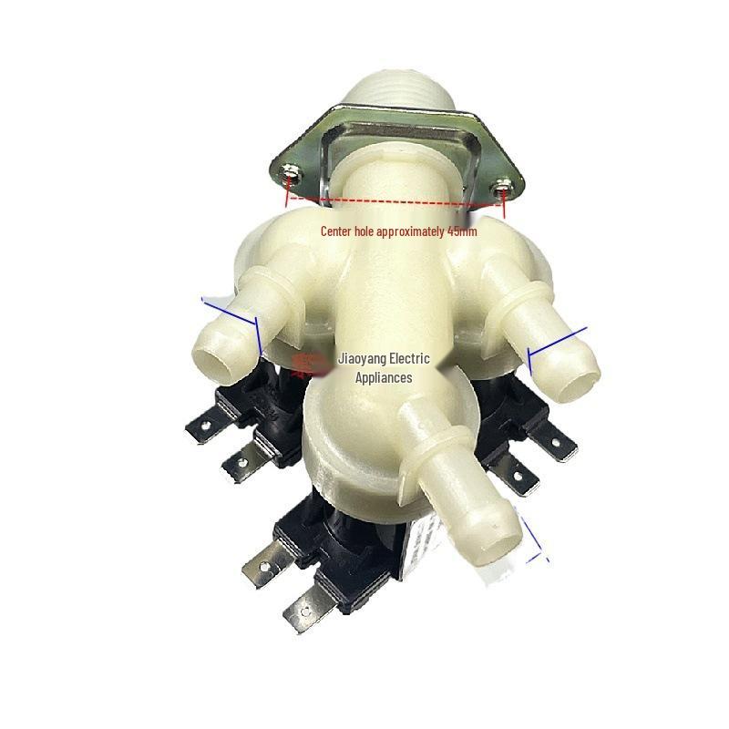 Haier Washing Machine Solenoid Valve - 3-Head Inlet Valve for Drum Washers