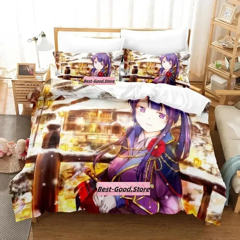 

Comforter New Shoujo Kageki Revue Starlight Bedding Set Printed Bed Set With Single Double Queen Super King Size Comforter (quilt)-EU Single(135*200cm)3pcs