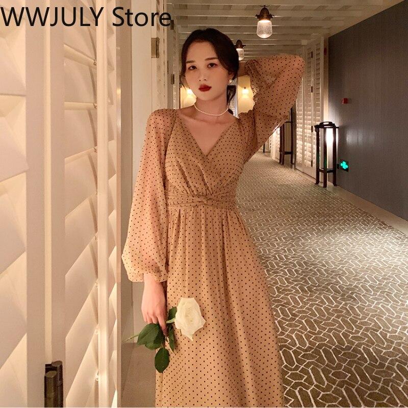 Buy 22 Winter Vintage Midi Dress Women Dot Elegant One Piece Dress Korean Fashion Puffer Sleeve Evening Party Dress Casual V Neck At Affordable Prices Free Shipping Real Reviews With Photos Joom Buy 22 Winter Vintage Midi Dress Women Dot Elegant One Piece Dress Korean Fashion Puffer Sleeve Evening Party Dress Casual V Neck At Affordable Prices Free Shipping Real Reviews With Photos Joom
