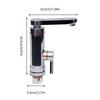 3-Second Instant Hot Water Tap 3000W 30-60 Adjustable Electric Heating Tap for Kitchen/Bathroom